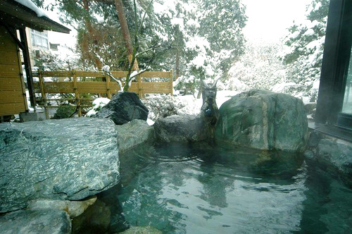 Open-air bath